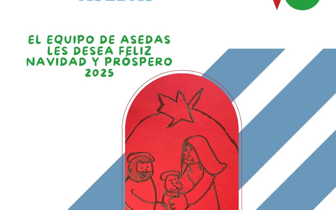 El equipo de ASEDAS les desea Feliz Navidad y Próspero Año 2025